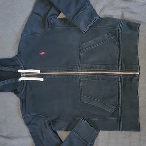 Polo Ralph Lauren Zip-Up Hoody - Black - Medium